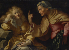 Martha tadelt ihre eitle Schwester Maria Magdalena by Francesco Incarnatini