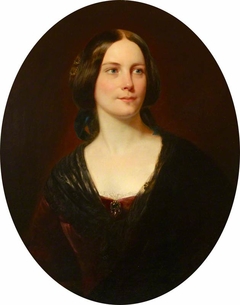 Mary Postans, Mrs Alfred Shaw (1814-1876) by Daniel Maclise