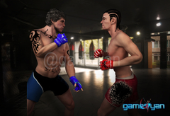 MMA 3D Fighting Game Character
