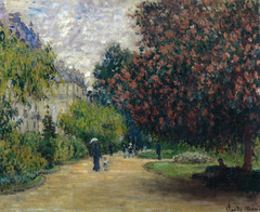 Monceau Park by Claude Monet