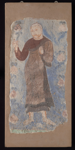 Monk Holding a Lotus by Anonymous