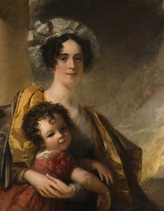 Mrs John Clerk Maxwell (neé Frances Cay) and her Son James by William Dyce