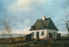 Old Fortified House at La Prairie, QC by Henry Richard Bunnett