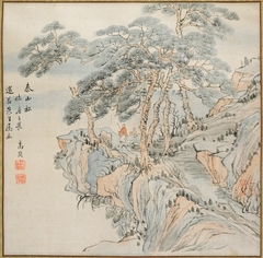 Pines on Mount Tai (after Gao Qian [after Tang Yin]) by Ike no Taiga