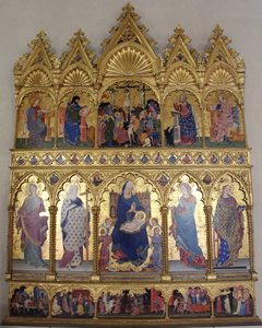 Polyptych of St. Helen by Michele di Matteo Lambertini