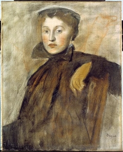 Portrait d'une femme by Edgar Degas