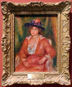 Portrait de femme assise by Auguste Renoir