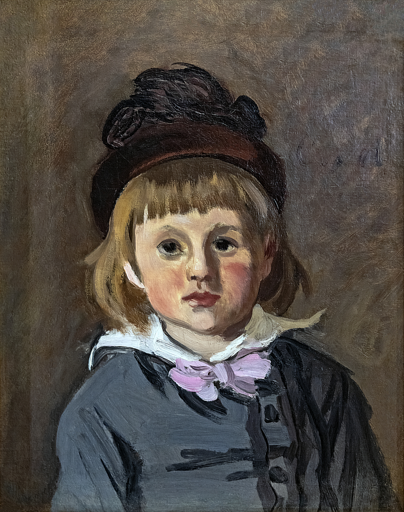 Portrait de Jean Monet en bonnet à pompon