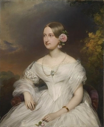 Portrait de Marie Caroline Auguste de Bourbon, duchesse d'Aumale