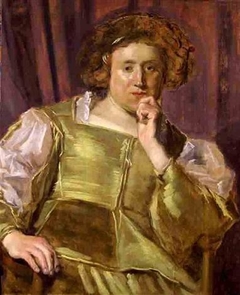 Portrait of a girl seated