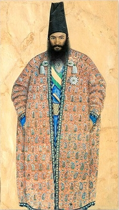 Portrait of a Qajar Man by Mirza Abolhassan Khan Ghaffari