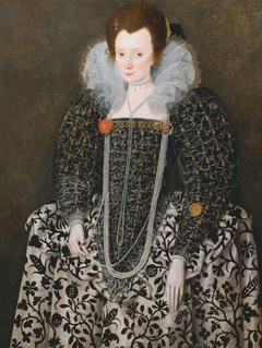 Portrait of a Woman, Traditionally Identified as Mary Clopton (born Waldegrave), of Kentwell Hall, Suffolk