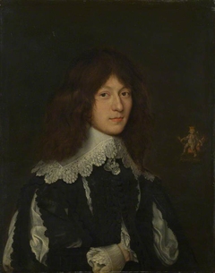 Portrait of a Young Man in Black by Anonymous