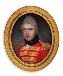 Portrait of an english officer by William John Thomson