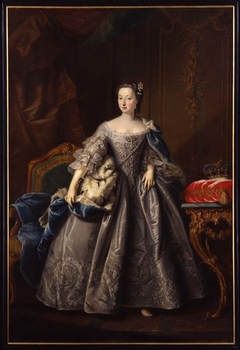 Portrait of Anna van Hannover (1709-1759) by Johann Valentin Tischbein