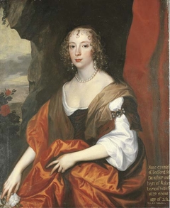 Portrait of Anne Carr, Lady Russell by Anthony van Dyck
