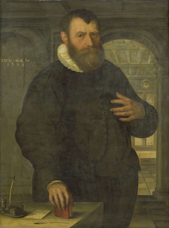 Portrait of Bartholomeus van der Wiere (1534-1603) by Unknown Artist