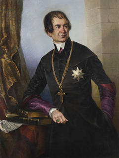 Portrait of Bishop Ludwik Łętowski by Emil Boratyński
