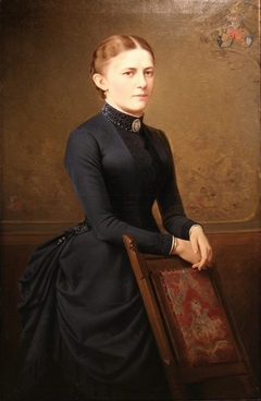 Portrait of Hedwig Frederika Carolina Bertha von Francken by Heinrich Windhausen