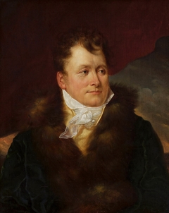 Portrait of Ignacy Nosarzewski. by Antoni Brodowski