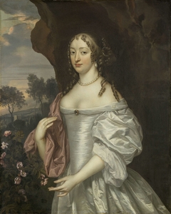Portrait of Jacoba van Orliens, Wife of Jacob de Witte of Haamstede by Johannes Mytens