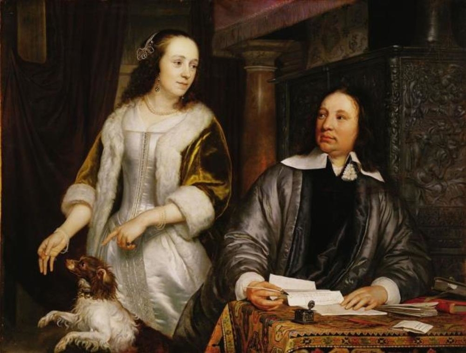 Portrait of Jan Hinlopen and Leonora Huydecoper