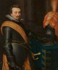 Portrait of Jan III (1583-1638), Count of Nassau-Siegen by Jan Antonisz van Ravesteyn