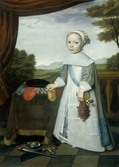 Portrait of Johannes van Rees (1662-1690/91), Half Brother of Elisabeth van Oosten, as a Child by Unknown Artist