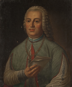 Portrait of Józef Andrzej Załuski by nieznany malarz polski