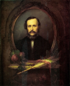 Portrait of József Eötvös by Mór Adler