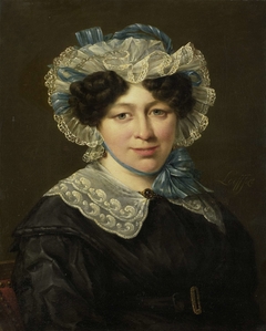 Portrait of Maria Adriana van der Sluys, Wife of Hermanus Martinus Eekhout by Hillebrand Dirk Loeff