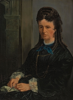 Portrait of Mrs Vermaas by Petrus Van der Velden