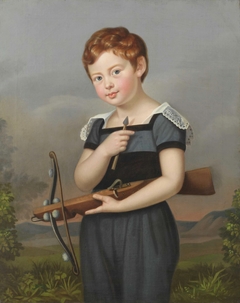 Portrait of Oskar van Herzeele as a Boy by Caroline Bardua