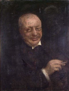 Portrait of th Author Gunnar Heiberg by Hans Heyerdahl