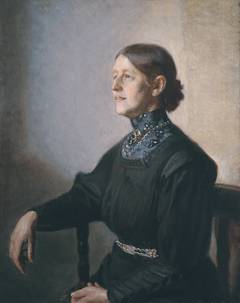 Portrait of the Artist’s Wife, the Painter Anna Ancher by Michael Peter Ancher
