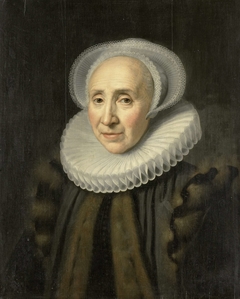 Portrait of Volckera Claesdr Knobbert (Volckera Nicolai Duyst, called Knobbert), Wife of Paulus van Beresteyn by Unknown Artist