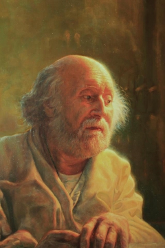 Portrait of Yannis Tsarouchis by Athanasios Leontaridis