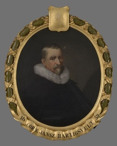 Porträt von Cornelis Jansz. Hartigsvelt (vor 1586-1641) by Pieter van der Werff