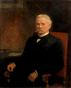 Portret van burgemeester dr. B. Reiger by Johan Coenraad Ulrich Legner