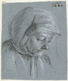 Portret van een vrouw by Moses ter Borch