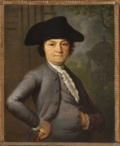 Portret van Joseph Mellie. by Abraham van Strij