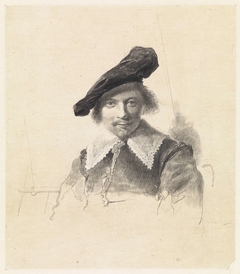 Portret van Rembrandt by Jacobus Ludovicus Cornet