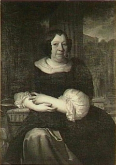 Portret van Susanna Calendrini (1626-1696), echtgenote van Johannes Cunaeus