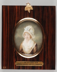 Portretminiatuur van Aletta Adriana van Vollenhoven (1742-1825) by Gijsbertus Johannus van den Berg