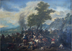 Prins Eugens slag ved Schellenberg by Jan van Huchtenburgh