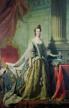 Queen Charlotte; Princess Sophia Charlotte of Mecklenburg-Strelitz, 1744 - 1818. Queen of George III by Anonymous