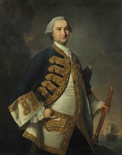 Rear-Admiral Richard Tyrrell, 1716/7-66 by Thomas Hudson