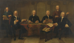 Regents of the Old Men's and Woman's Almshouse, 1750 by Jan Maurits Quinkhard