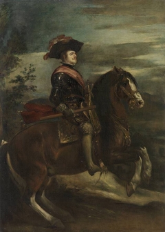 Reiterbildnis König Philipps' IV. (nach Velázquez) by Hans von Marées