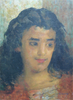 Retrato de Maria by Eliseu Visconti